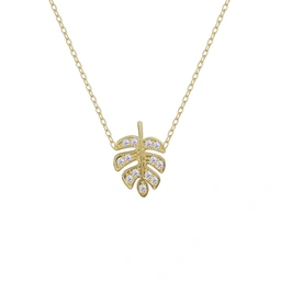 گردنبند طلا 18 عیار زنانه گلدم مدل PE211049